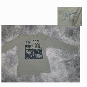 The Children's Place Kids' Green Long Sleeve Shirt